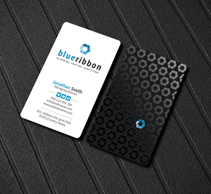 Visitenkarten-Design von Creations Box 2015 für Blue Ribbon Plumbing Heating & Gasfitting Ltd. | Design: #30292176