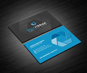 Business Card Design by Creations Box 2015 for Blue Ribbon Plumbing Heating & Gasfitting Ltd. | Design: #30292515