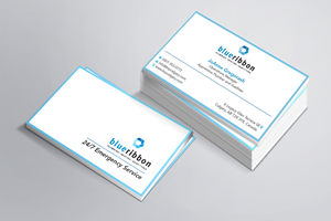 Business Card Design by Magic of Art for Blue Ribbon Plumbing Heating & Gasfitting Ltd. | Design: #30290483