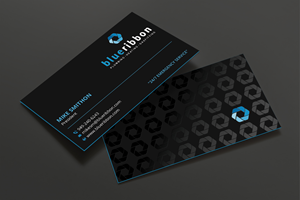 Business Card Design by DesignShout for Blue Ribbon Plumbing Heating & Gasfitting Ltd. | Design: #30291730