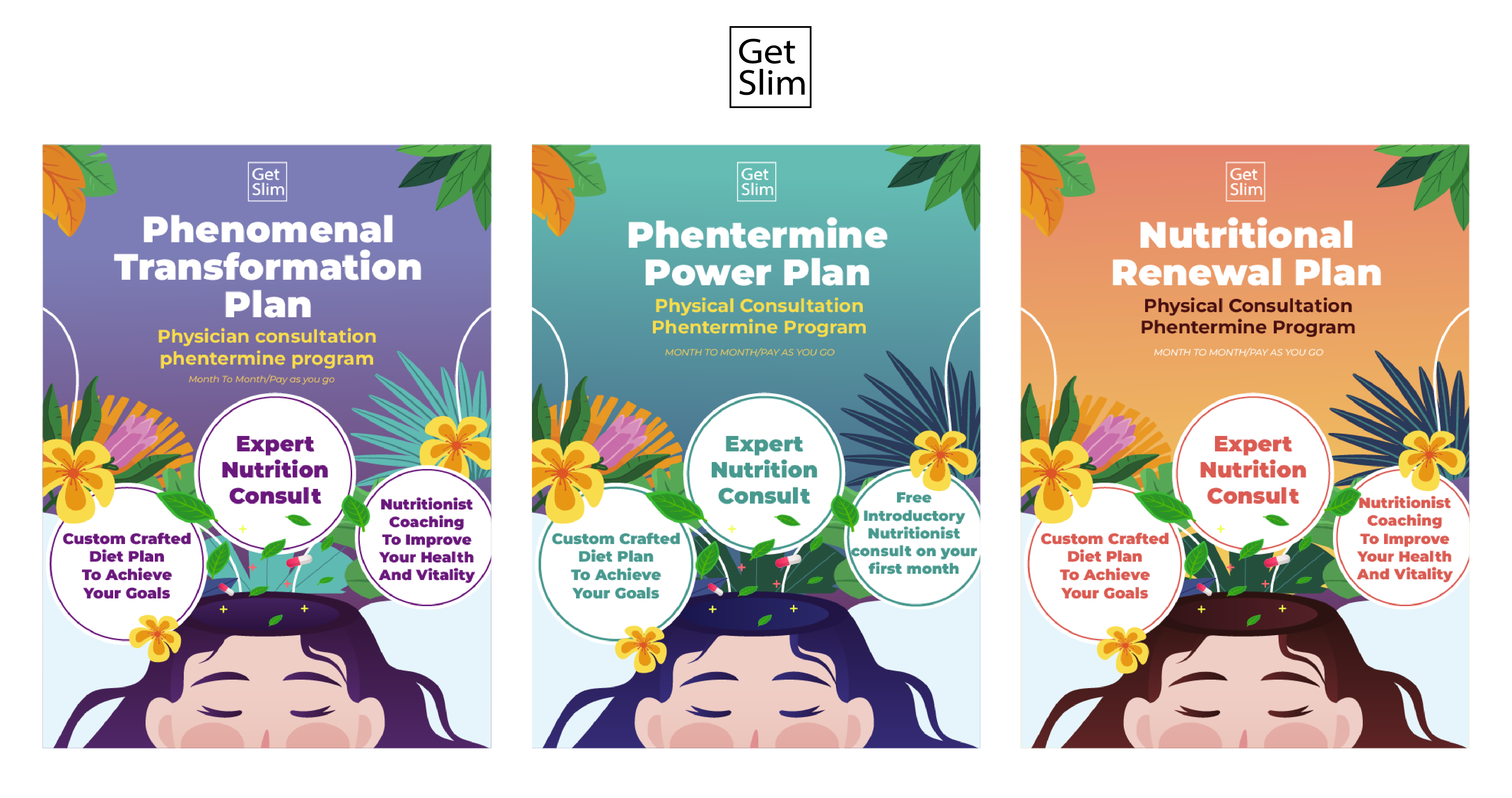 Graphic Design by Ngoc Pen for GetSlim Wellness | Design #30317109