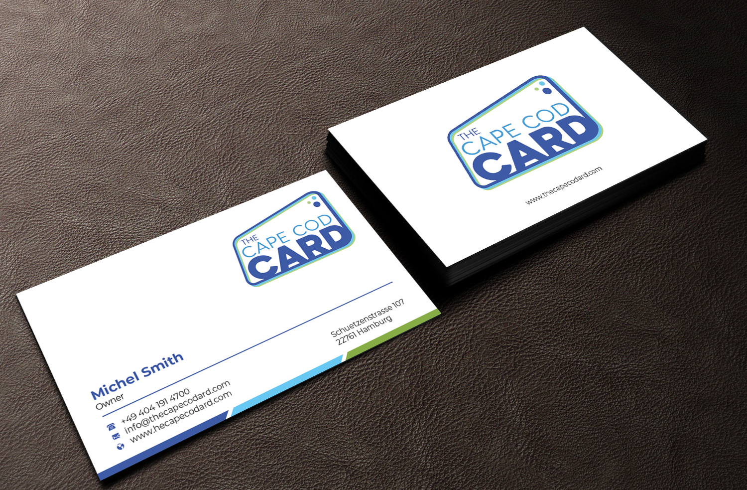 Visitenkarten-Design von Graphixpointt für The Cape Cod Card | Design #30295086