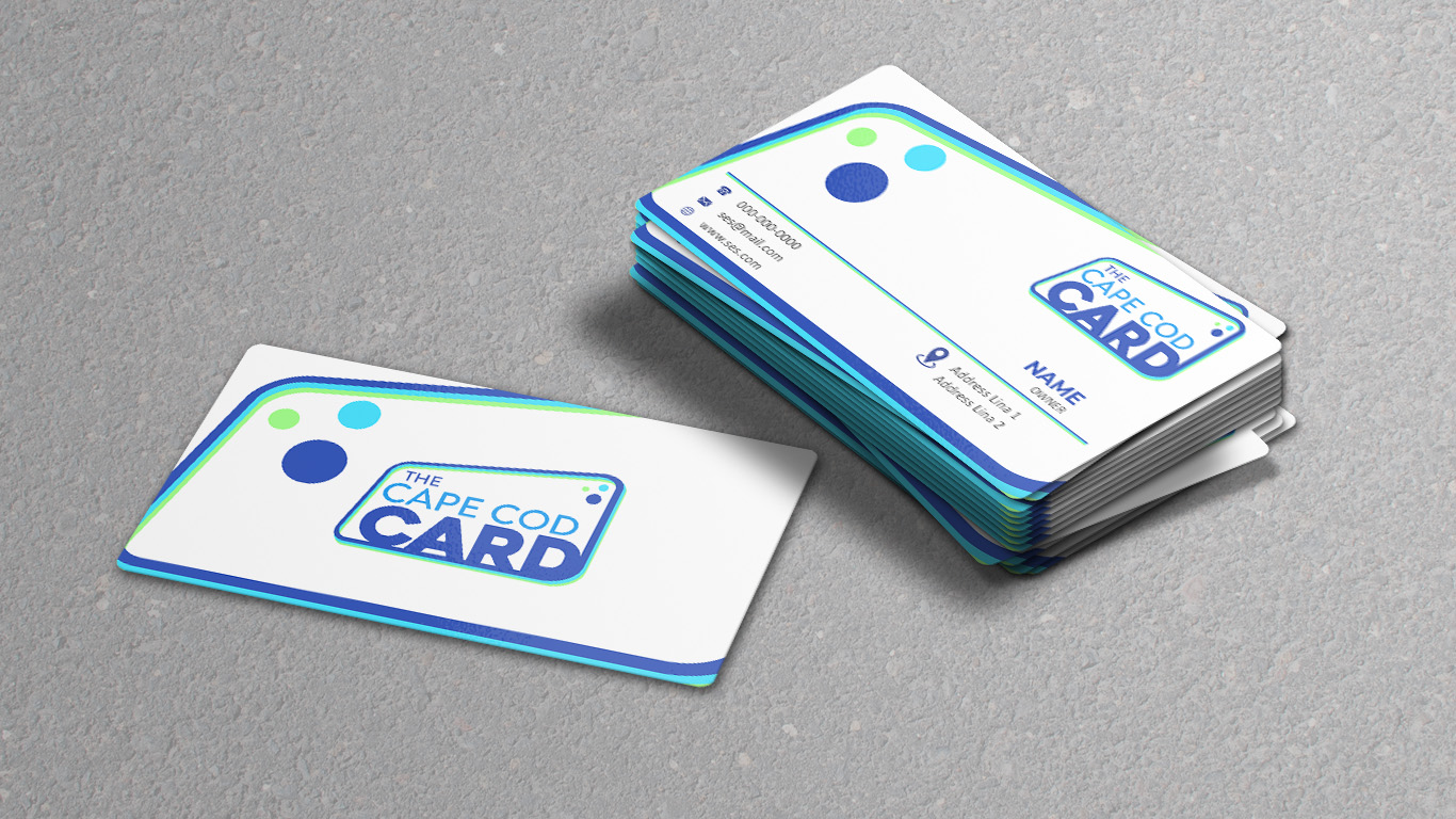 Business Card Design by Dave Paresh for The Cape Cod Card | Design #30297468