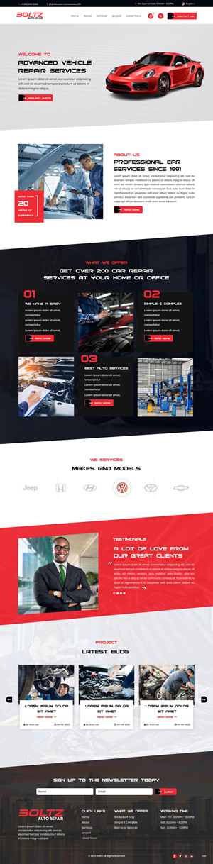 Web Design by pb for ONEELEVEN | Design: #30312147
