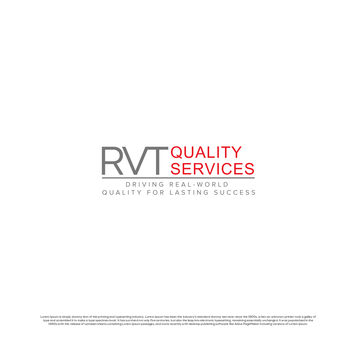 Diseño de Logo por DesignSNW para RvT Quality Services | Diseño #30341017
