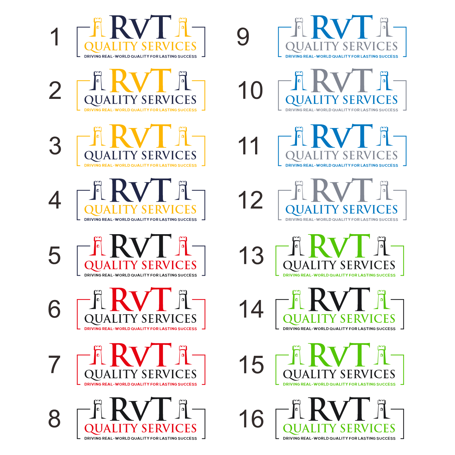 Diseño de Logo por Dalang Design para RvT Quality Services | Diseño #30305186