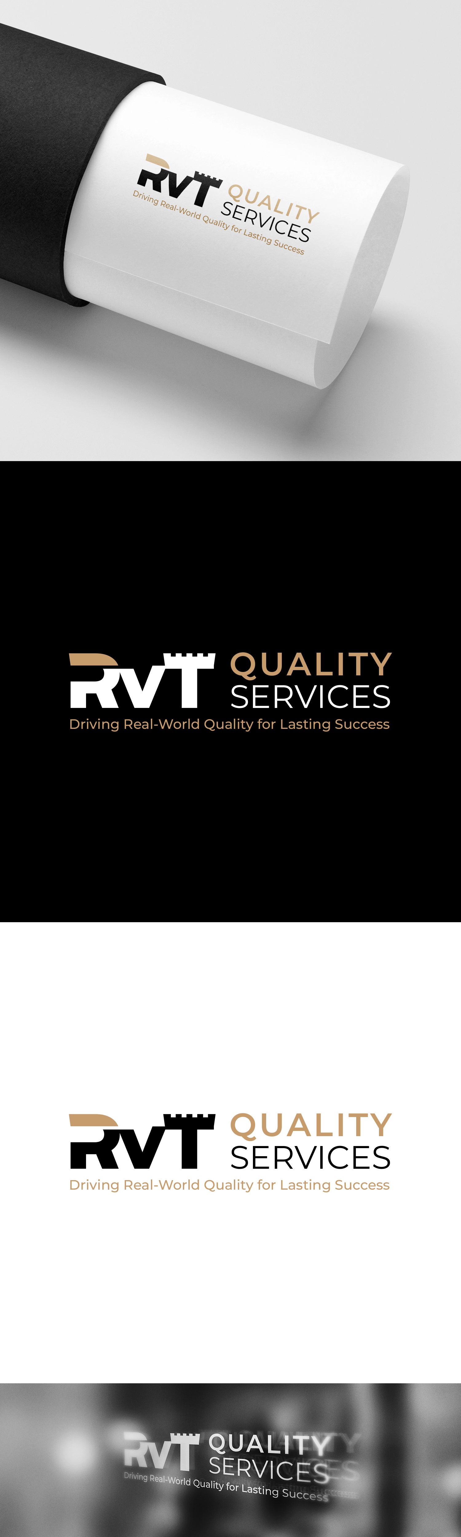 Logo Design by Oleksandr Tovarkov for RvT Quality Services | Design #30310710