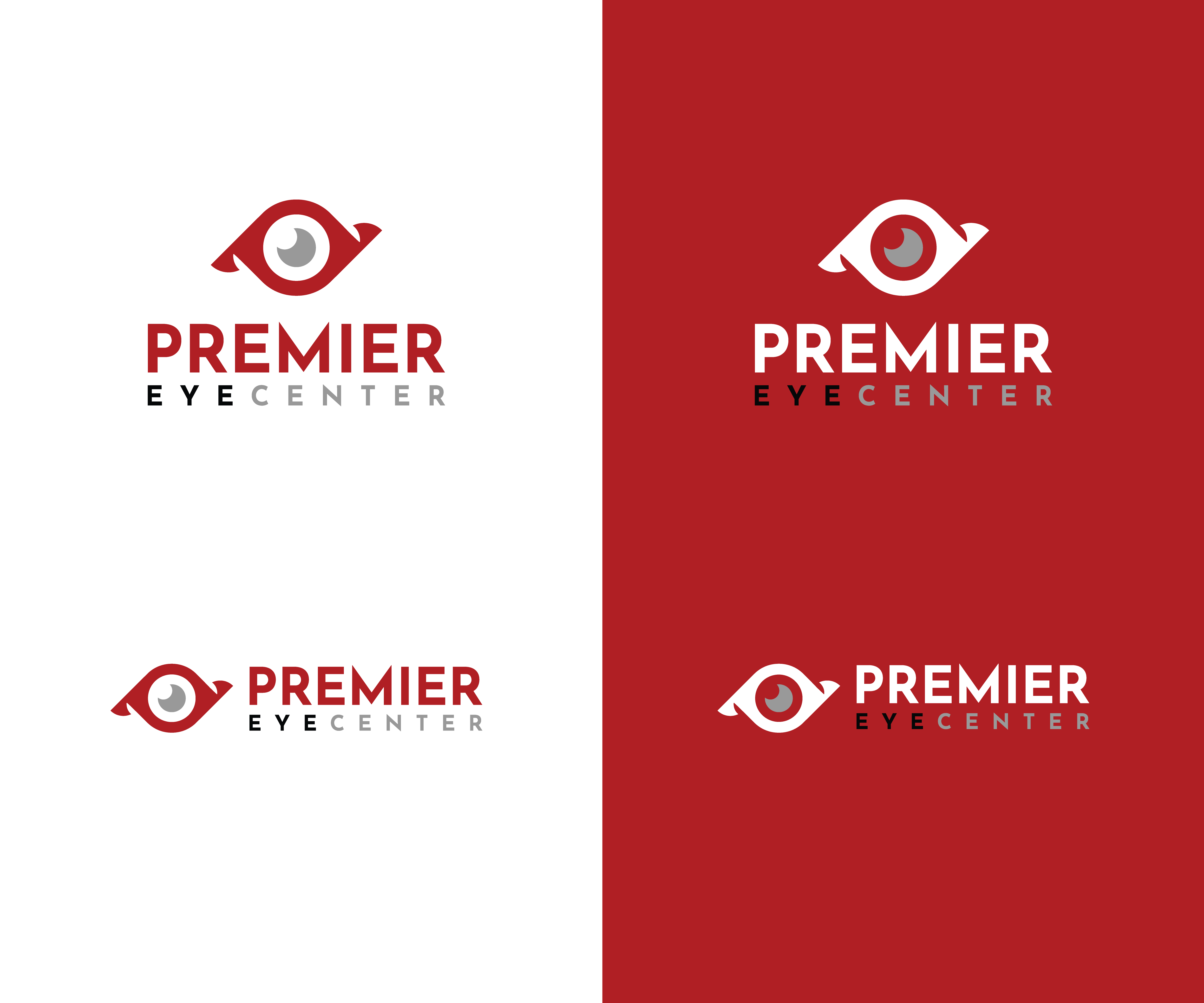 Diseño de Logo por Karina Cavaco para Premier Eye Center  | Diseño #30309937