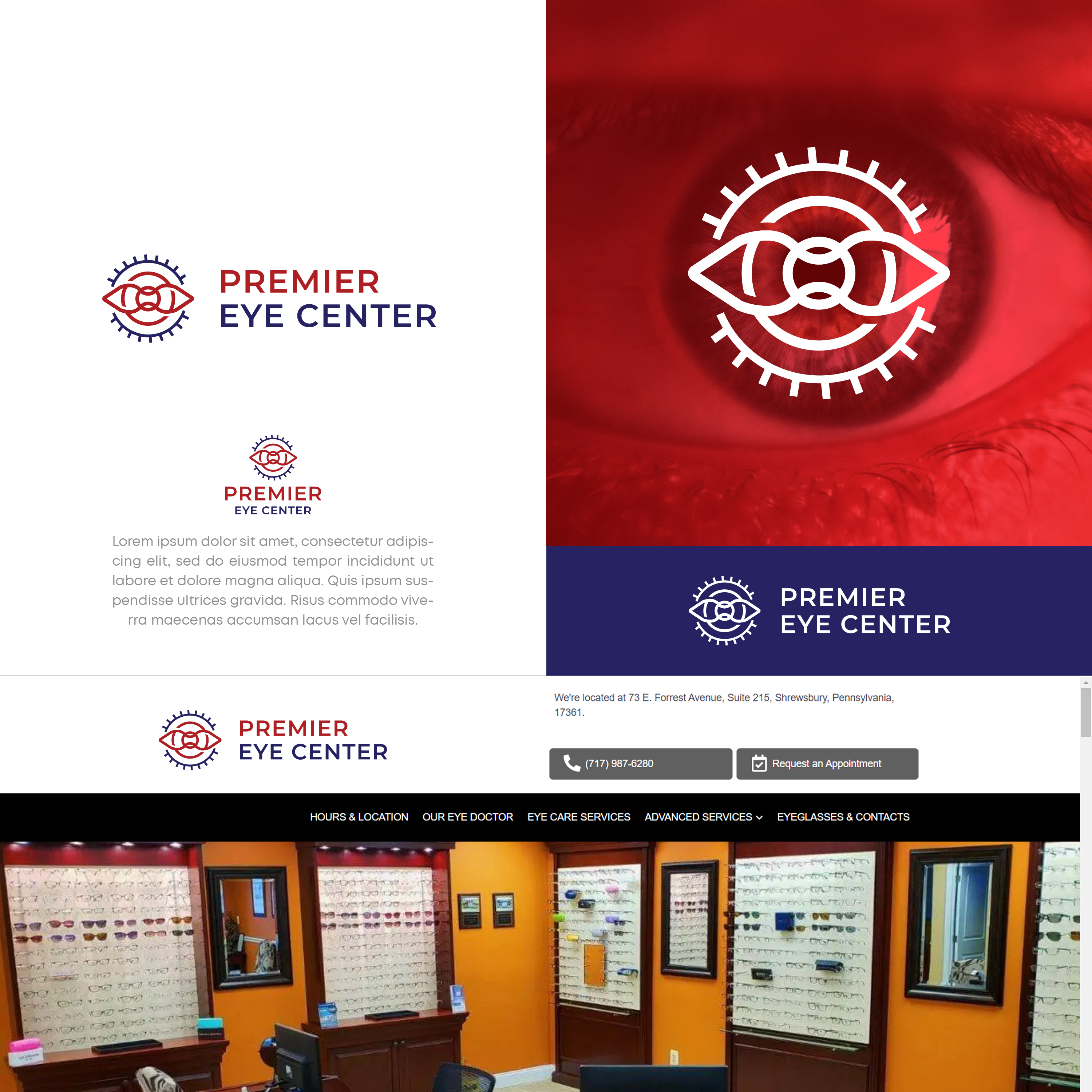 Logo Design by vramar.roy for Premier Eye Center  | Design #30367593