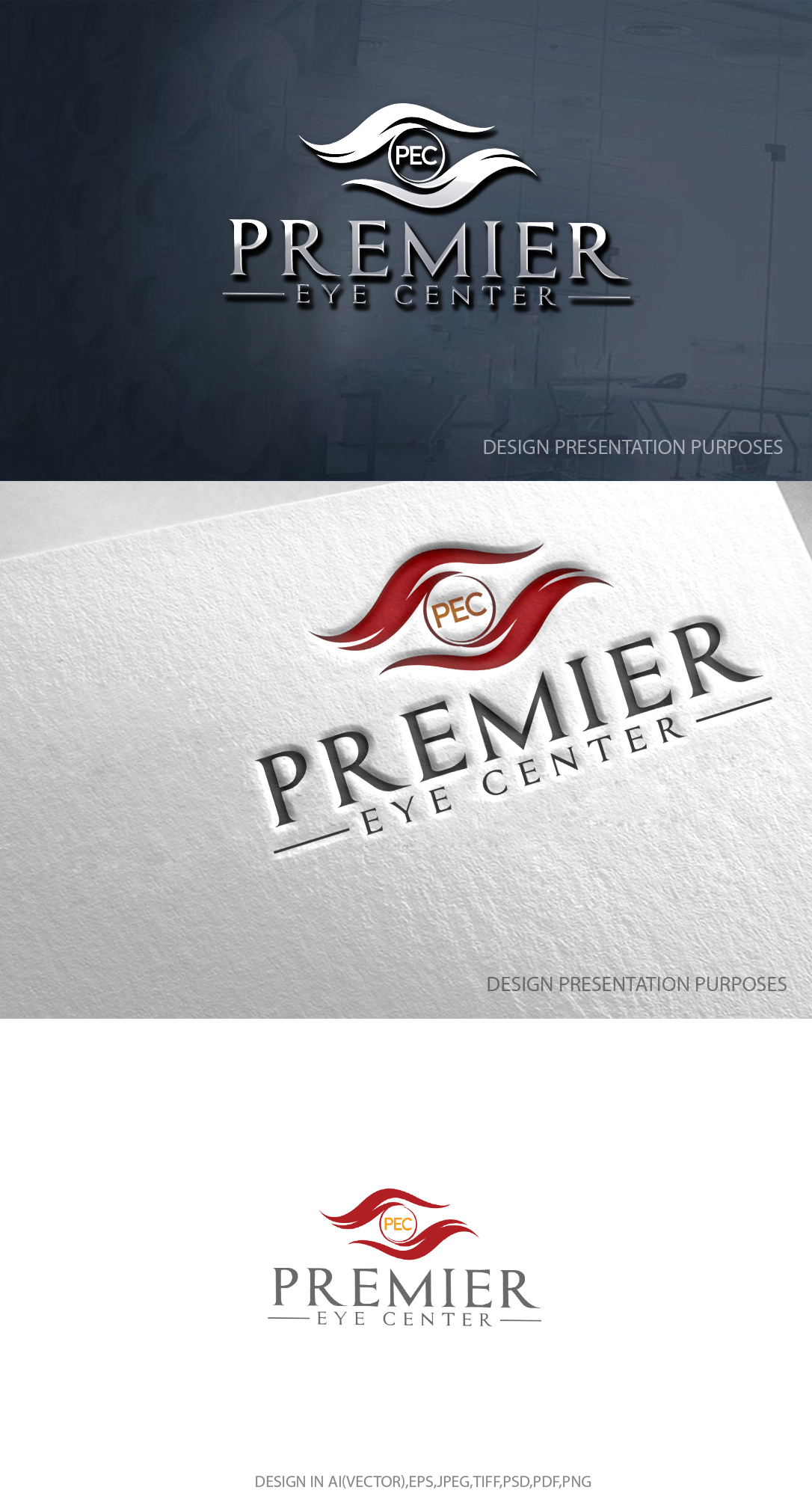 Logo Design by zebronicgraphic for Premier Eye Center  | Design #30299276