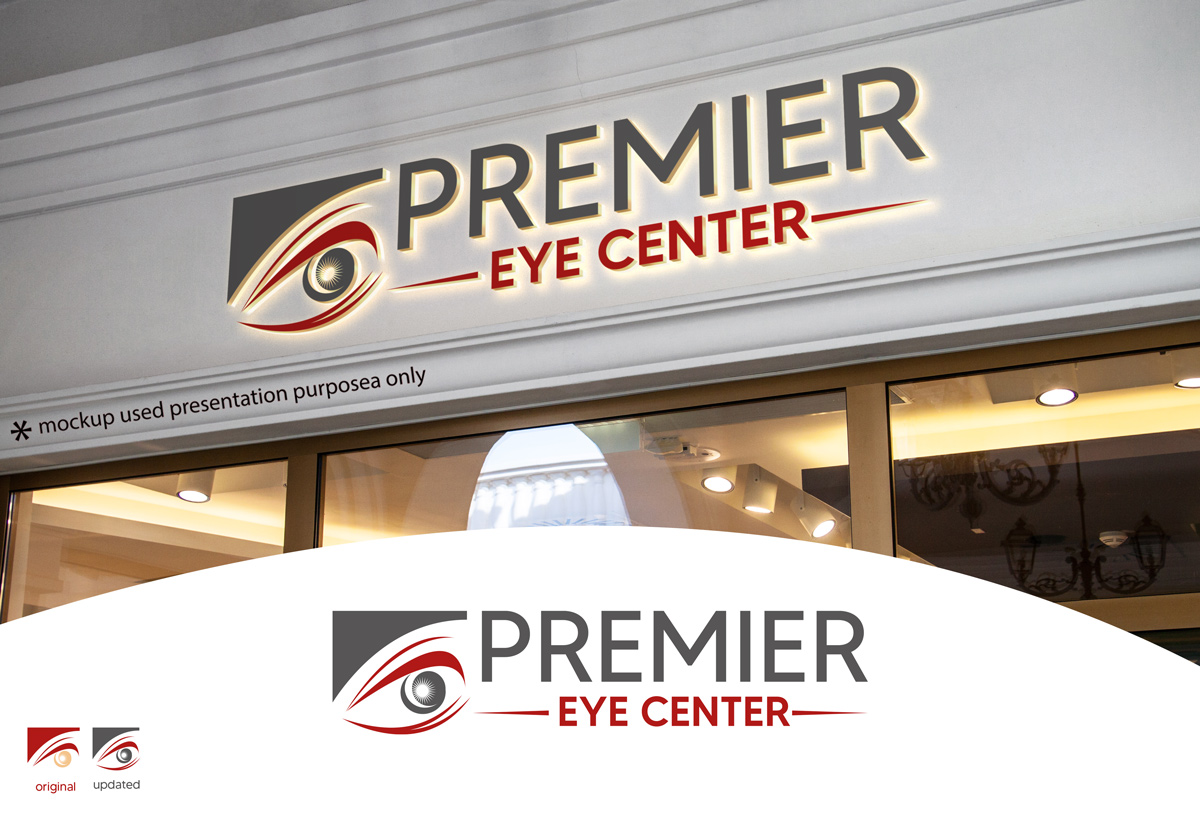 Logo Design by Rubia@ for Premier Eye Center  | Design #30307775