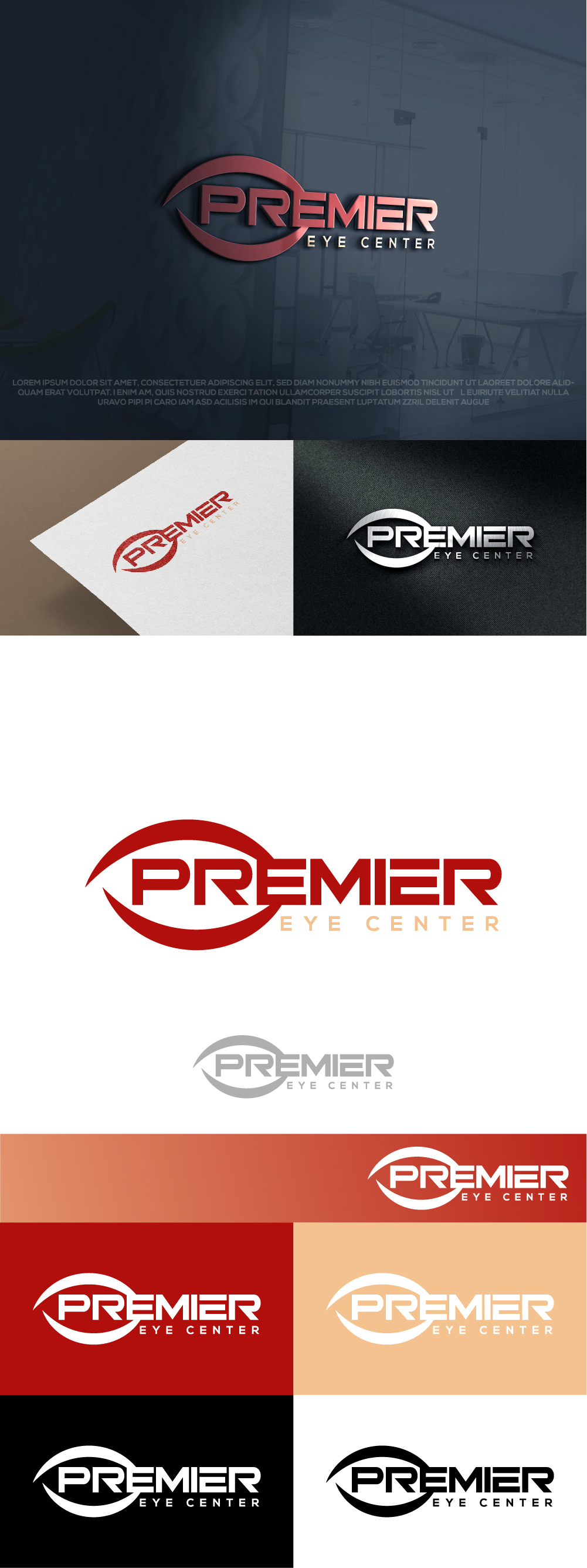 Logo-Design von AlphabetZero.co.uk für Premier Eye Center  | Design #30327986