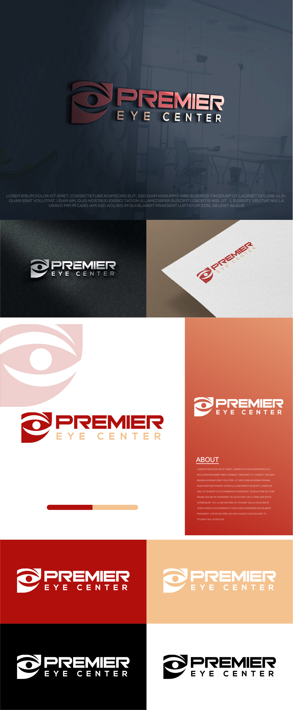 Logo-Design von AlphabetZero.co.uk für Premier Eye Center  | Design #30327989