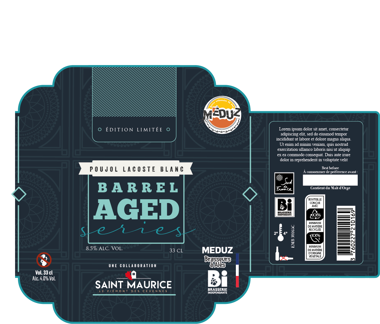 Label Design by Sarina.dsg for Brasserie Artisanale MEDUZ | Design #30313451