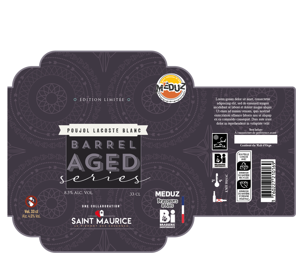 Label Design by Sarina.dsg for Brasserie Artisanale MEDUZ | Design #30313452