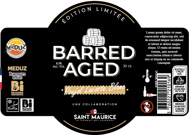 Label Design by Sarina.dsg for Brasserie Artisanale MEDUZ | Design #30313669