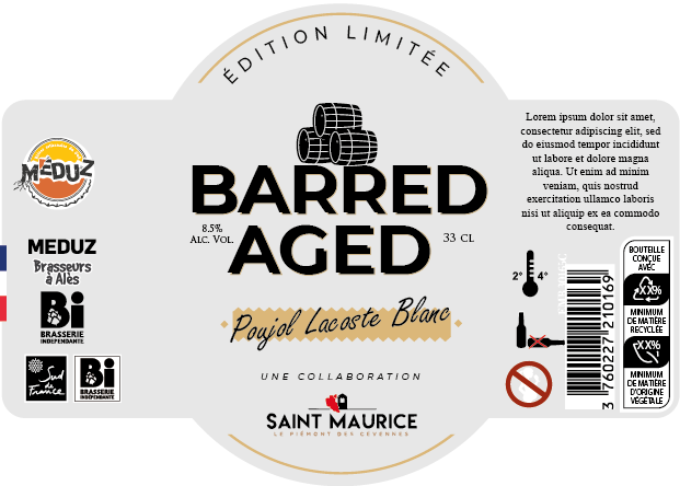 Label Design by Sarina.dsg for Brasserie Artisanale MEDUZ | Design #30313670