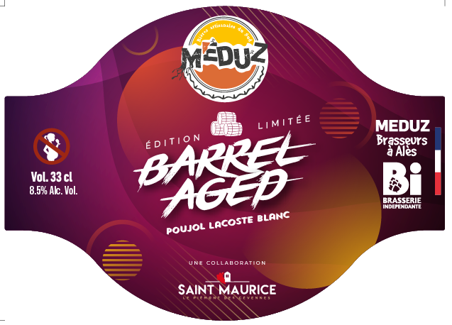 Design Étiquette par Sarina.dsg pour Brasserie Artisanale MEDUZ | Design #30318000