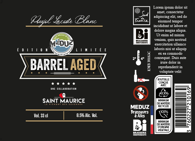 Label Design by Sarina.dsg for Brasserie Artisanale MEDUZ | Design #30324516