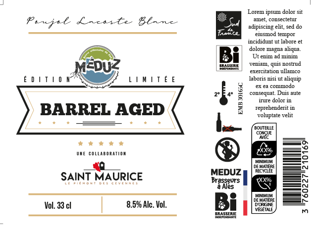 Label Design by Sarina.dsg for Brasserie Artisanale MEDUZ | Design #30324551