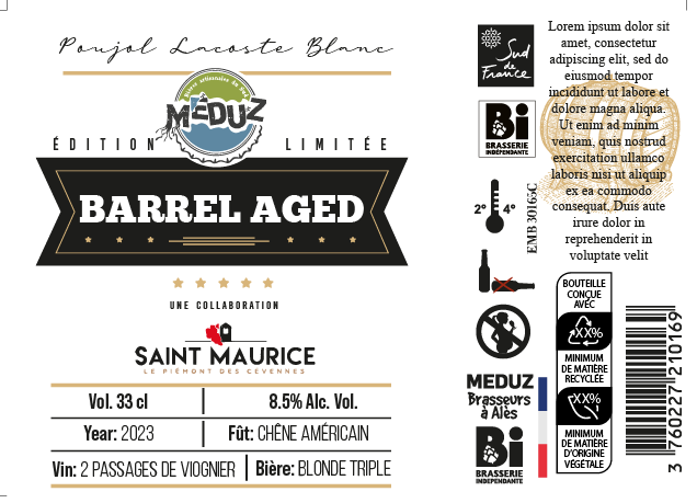 Label Design by Sarina.dsg for Brasserie Artisanale MEDUZ | Design #30333579