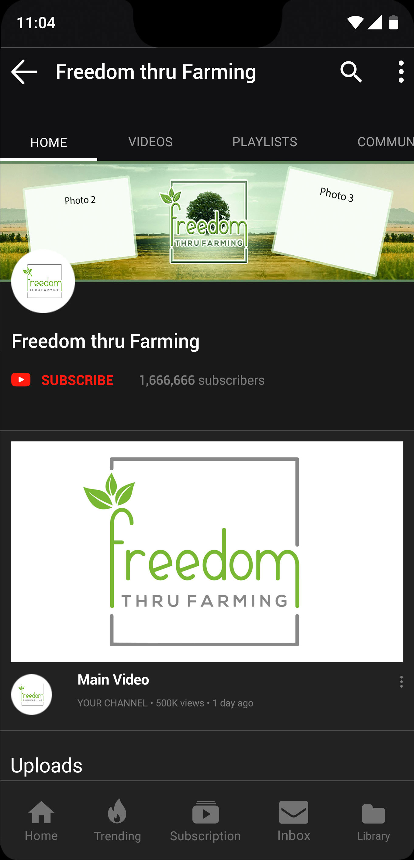 Diseño de YouTube por Rickyy para Freedom thru Farming | Diseño #30309273