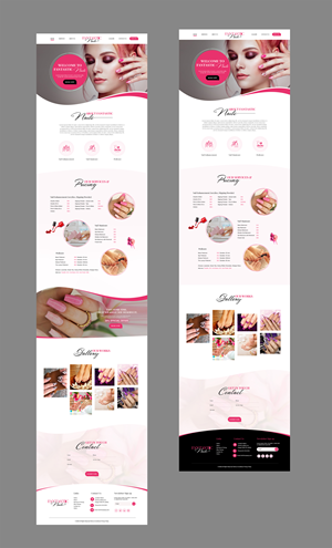Web Design by MAHABA for Fantastic Nails, LLC. | Design: #30316088