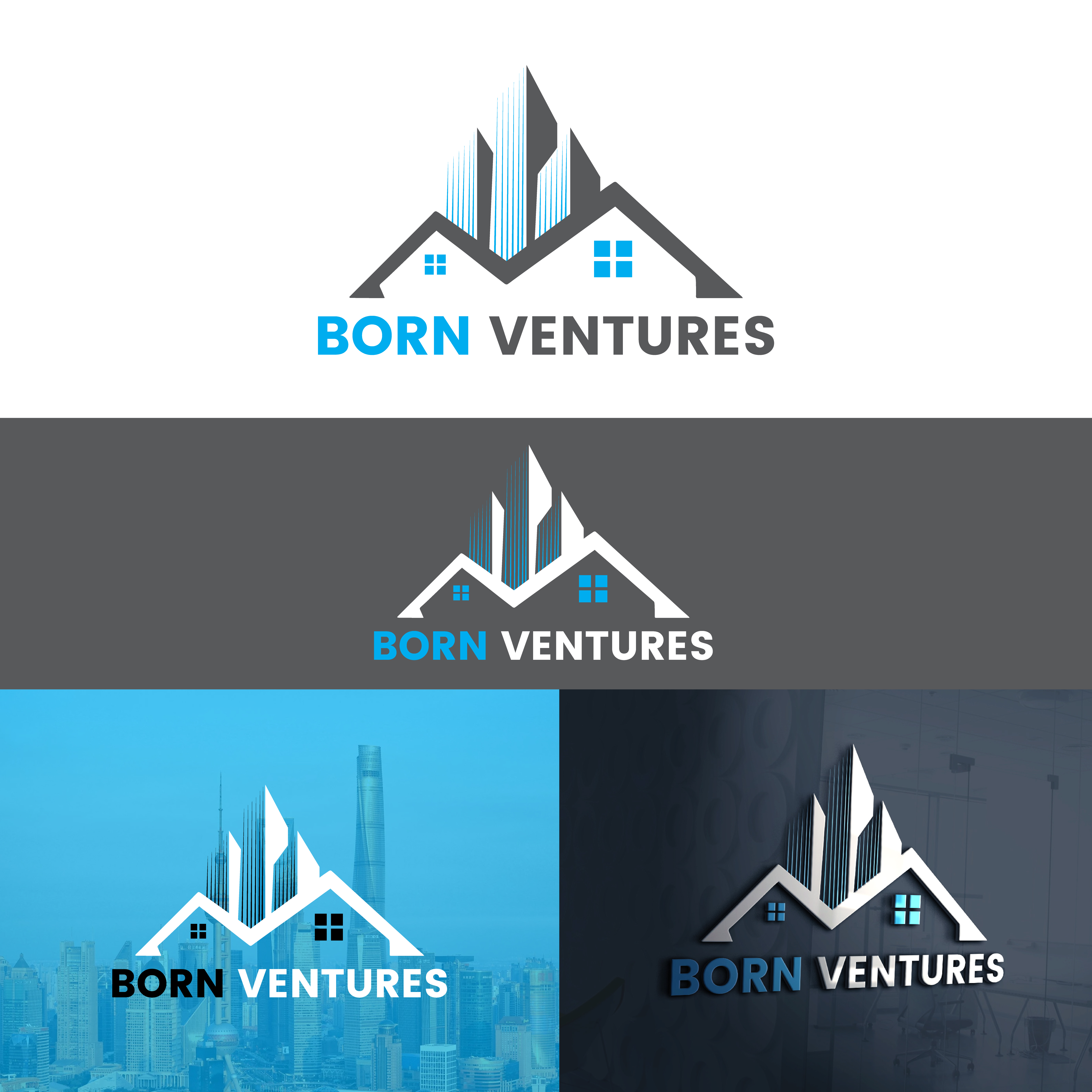 Logo Design by Hassanhz for Born Ventures, LLC | Design #30353264