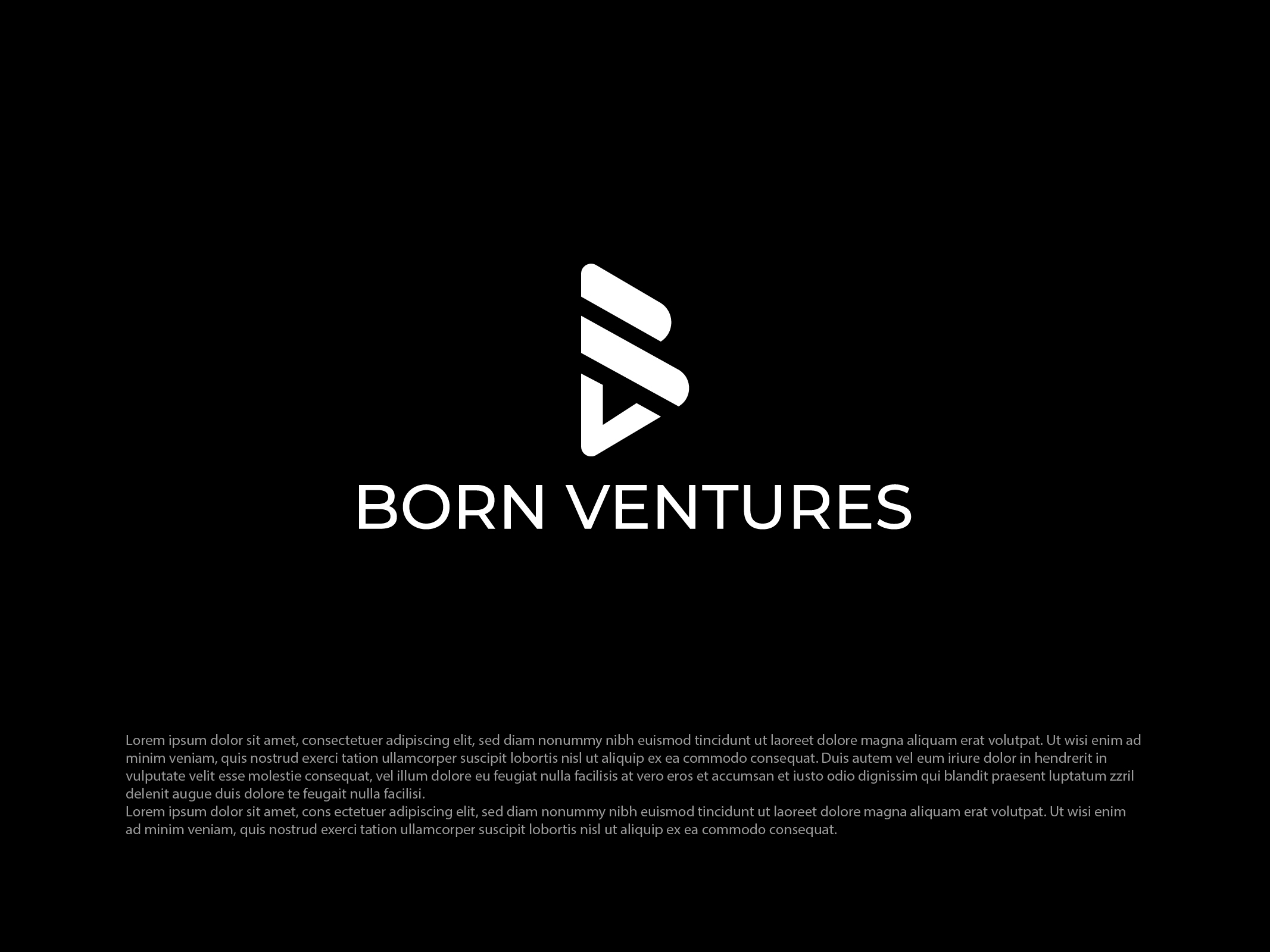 Logo Design by Graphic Mama for Born Ventures, LLC | Design #30323481