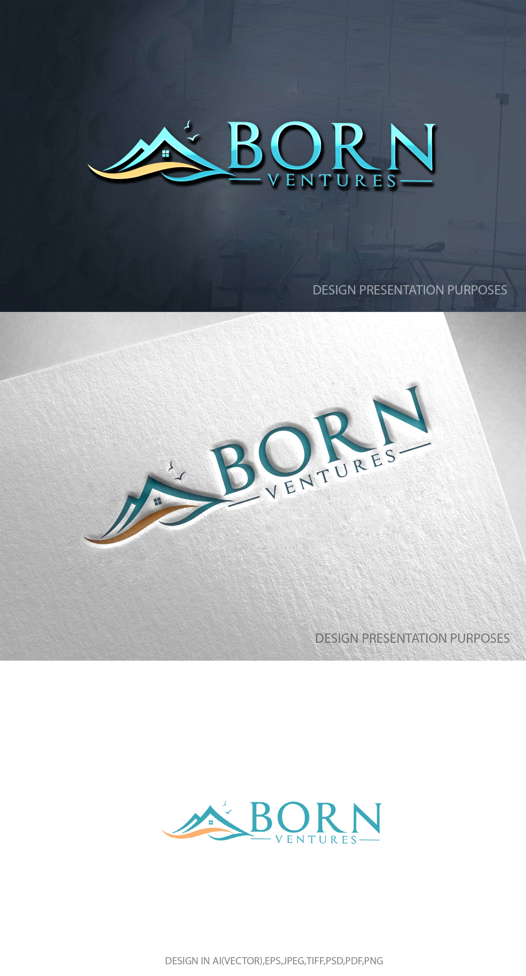 Logo Design by zebronicgraphic for Born Ventures, LLC | Design #30316669