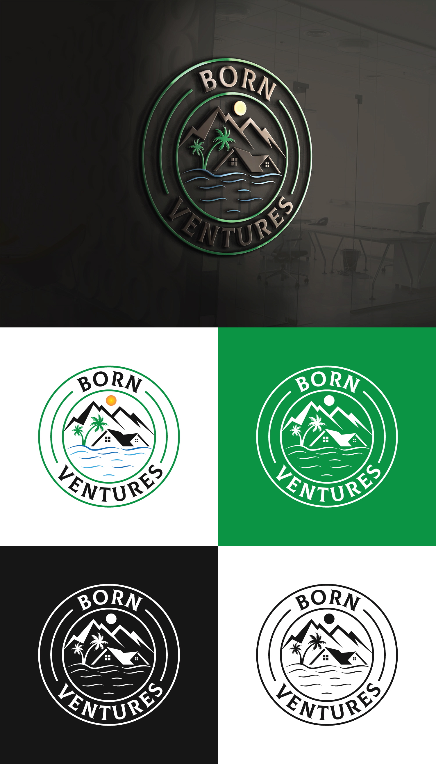 Logo Design by Md Shehidul Islam Rimon for Born Ventures, LLC | Design #30319630