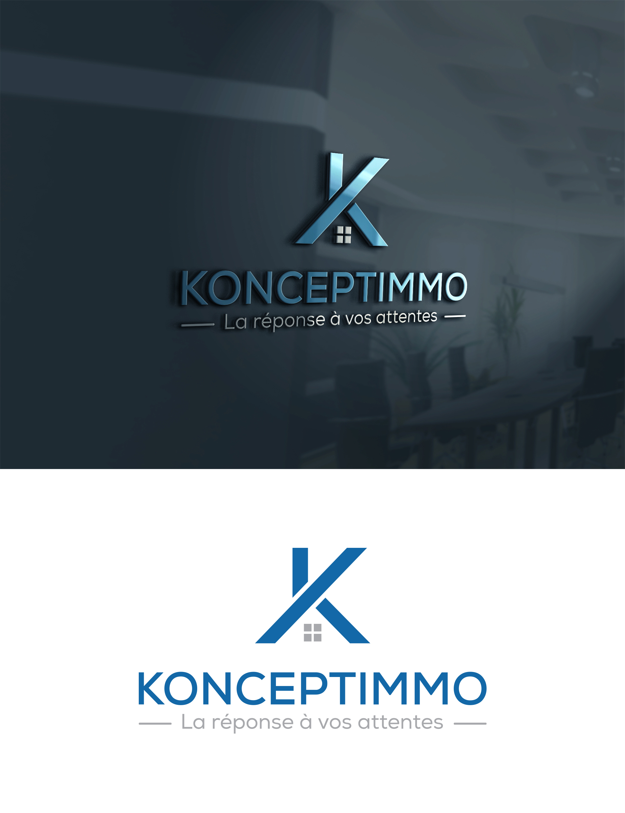 Design de Logo par AZEE creation pour POLE IMMO SERVICES | Design #30321666