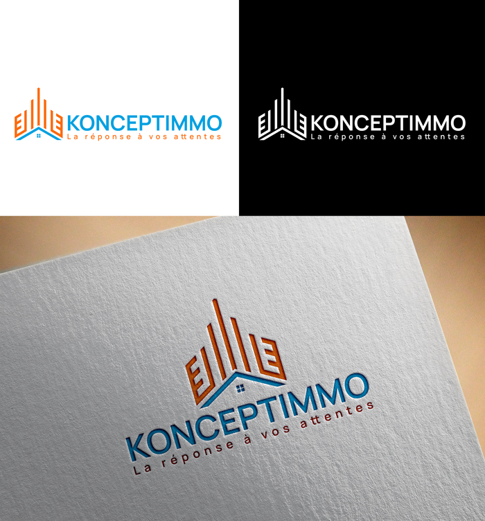 Logo Design by RA-bica for POLE IMMO SERVICES | Design #30324346