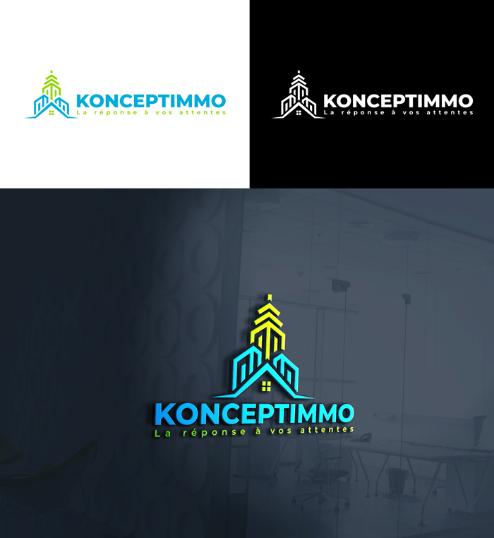 Logo Design by RA-bica for POLE IMMO SERVICES | Design #30324347