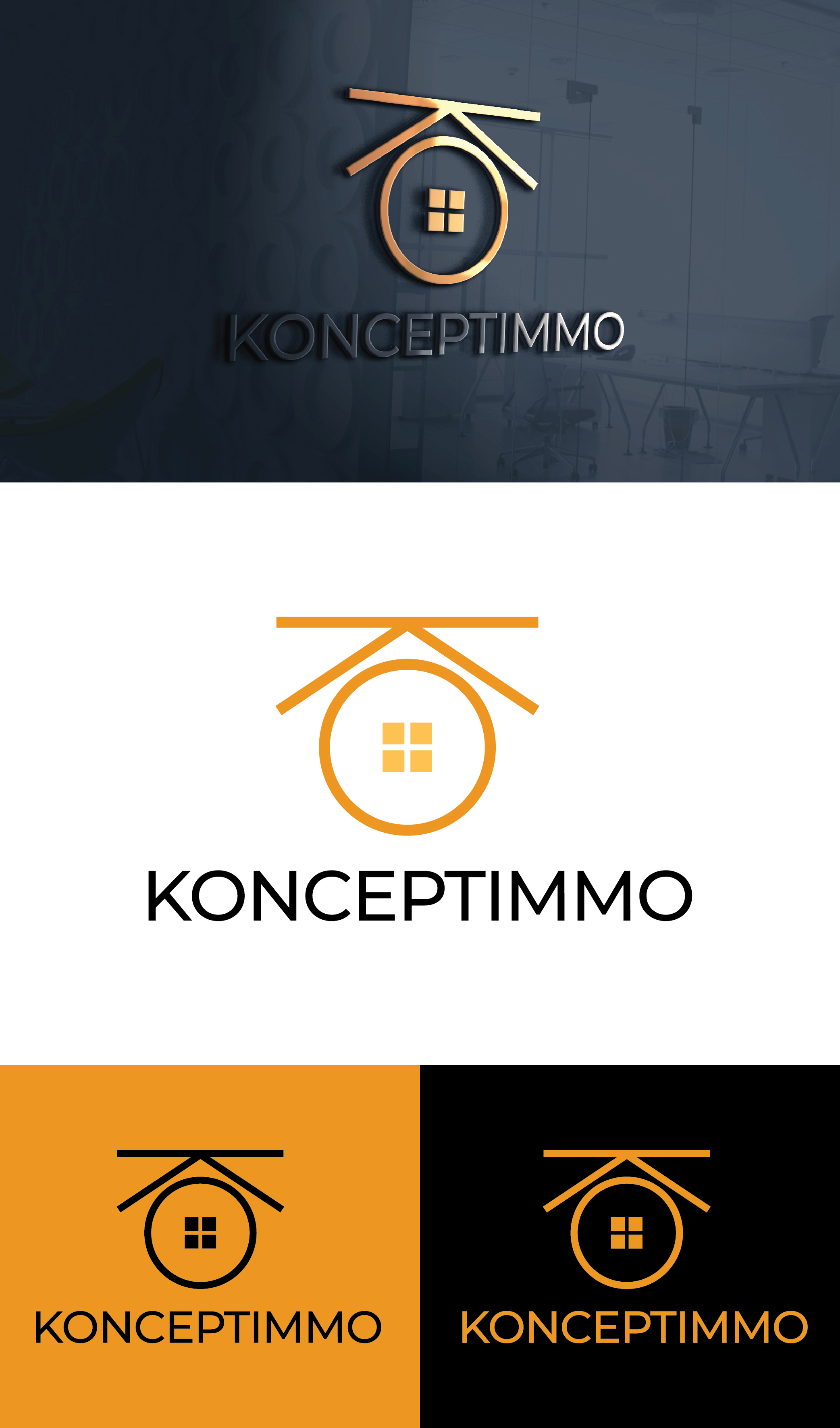 Logo Design by Faisu Graphics for POLE IMMO SERVICES | Design #30327032
