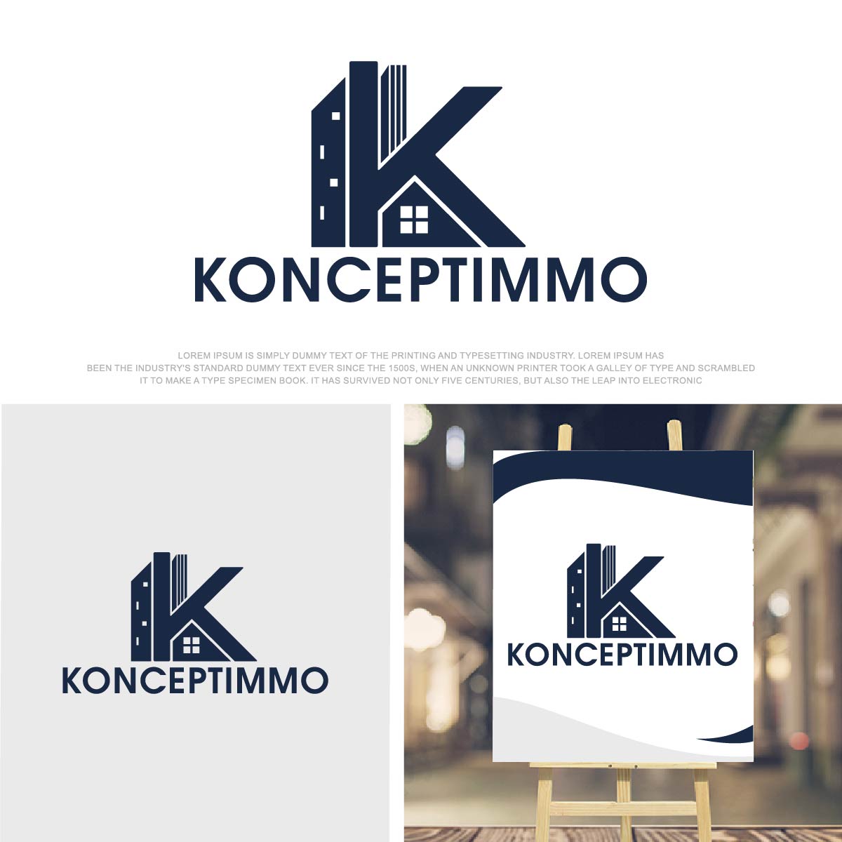 Logo Design by fly  design for POLE IMMO SERVICES | Design #30324751