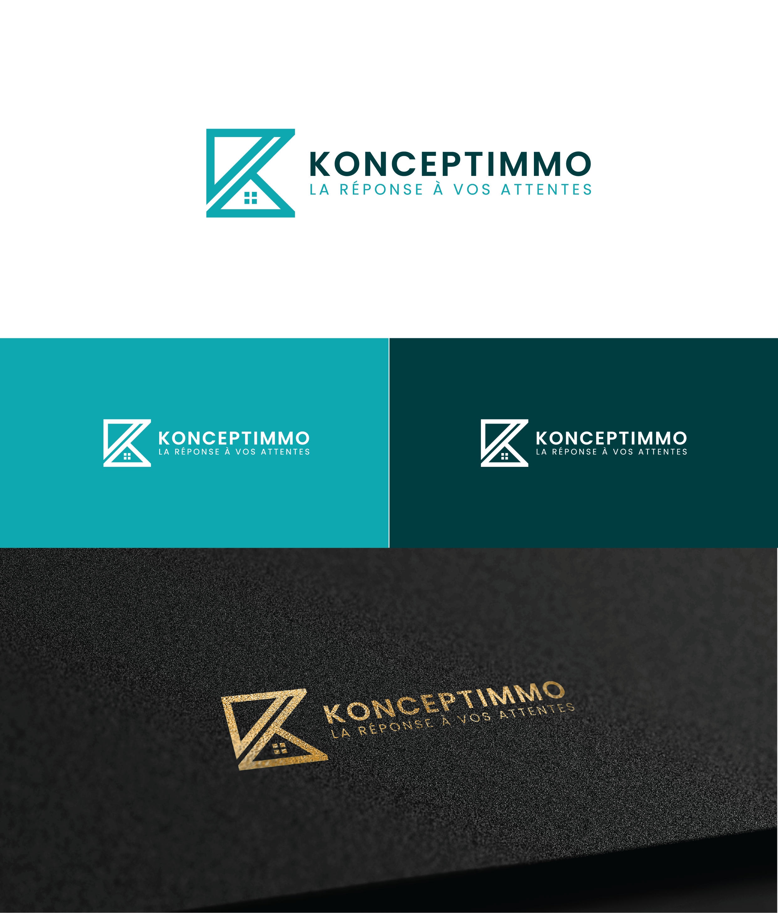 Logo Design by KINETIK™ for POLE IMMO SERVICES | Design #30322849
