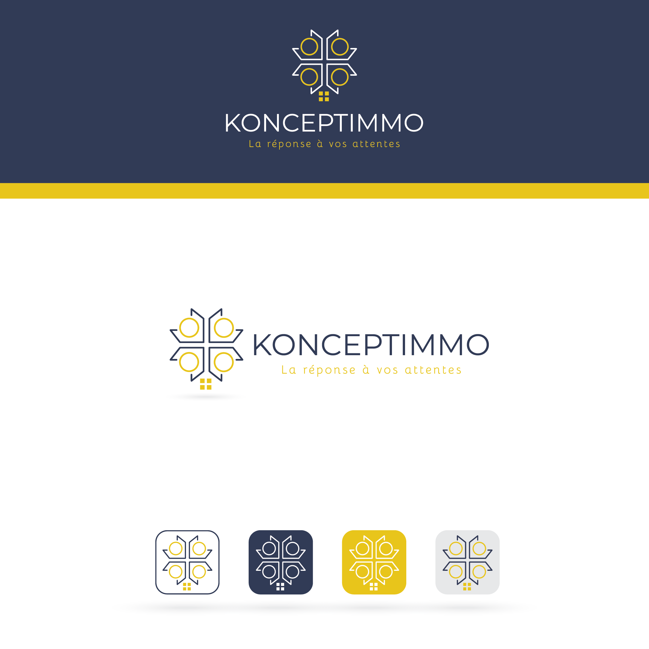 Design de Logo par tyaz 2 pour POLE IMMO SERVICES | Design #30321948