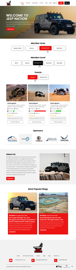 Web Design by pb for this project | Design: #30337634