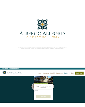 Logo Design by momo57 for Albergo Allegria | Design #30351821