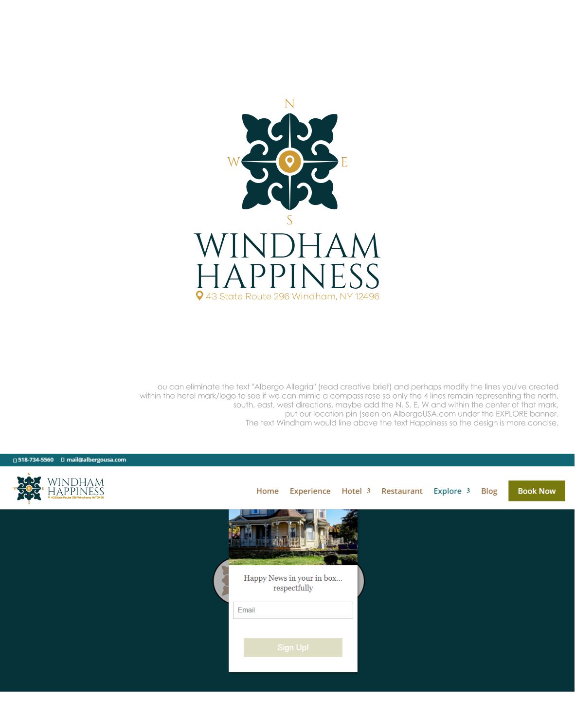 Logo Design by momo57 for Albergo Allegria | Design #30357342