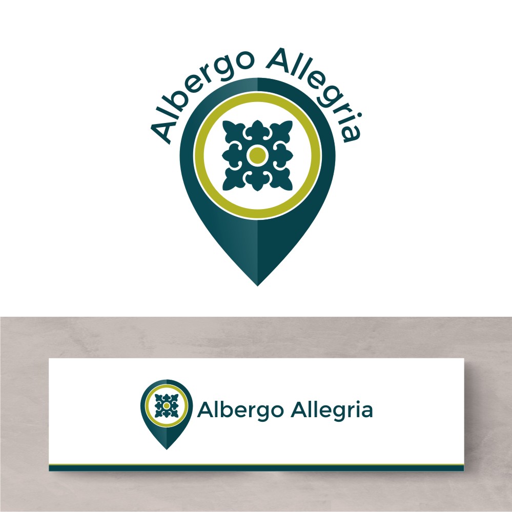 Logo Design by south door for Albergo Allegria | Design #30388975