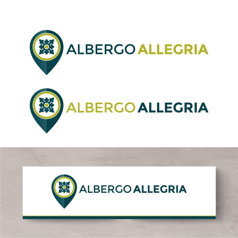 Logo Design by south door for Albergo Allegria | Design #30388987
