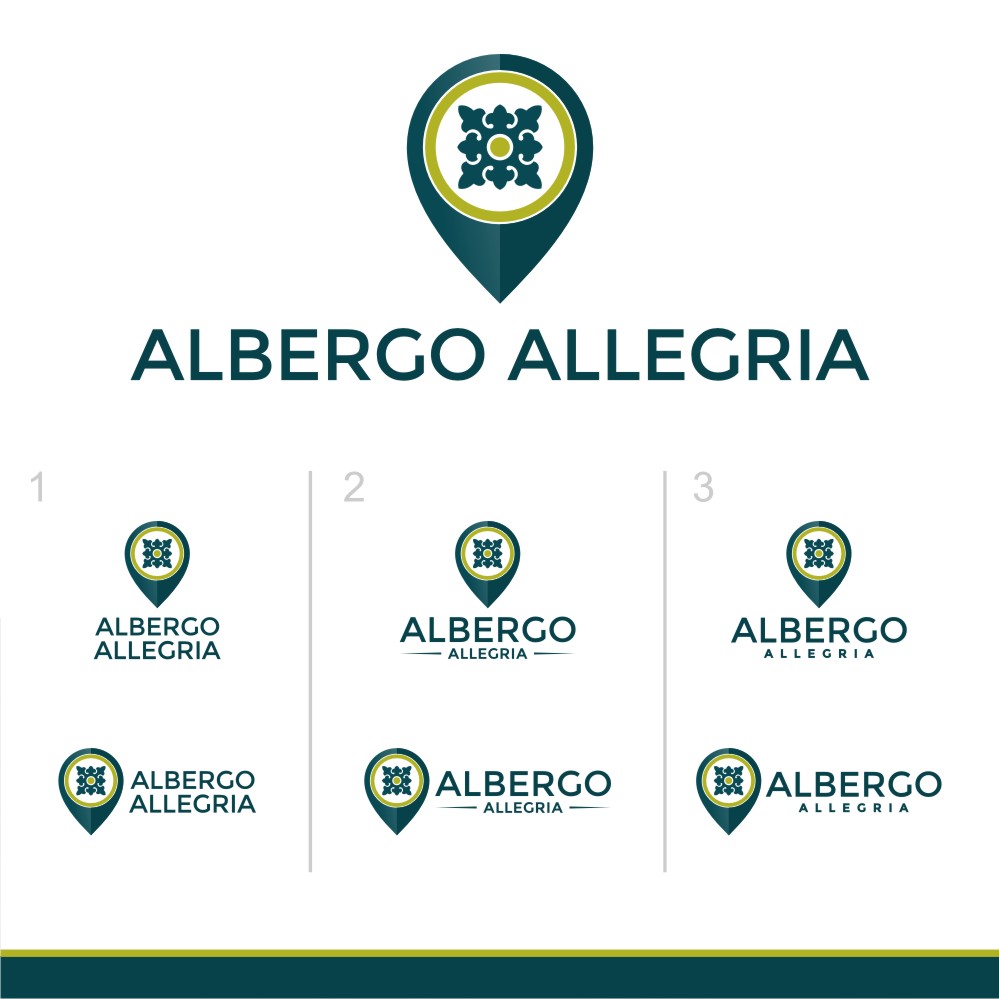 Logo Design by south door for Albergo Allegria | Design #30419048