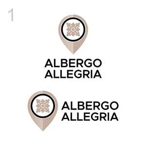Logo Design by south door for Albergo Allegria | Design: #30440515
