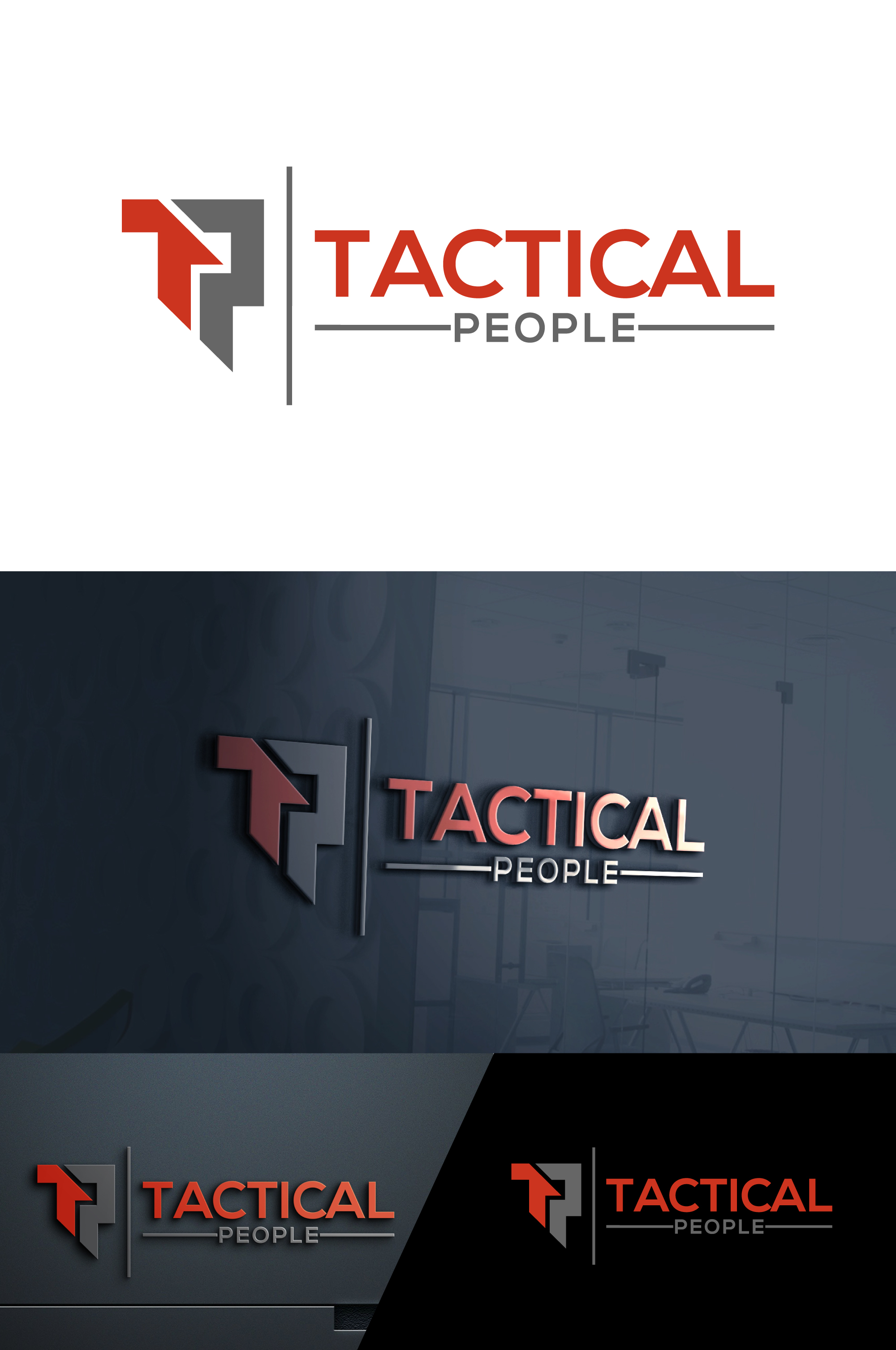 Logo Design by Tamim_iqbal for TACTICAL PEOPLE SRL - Milano P.IVA 03599700964 | Design #30342483
