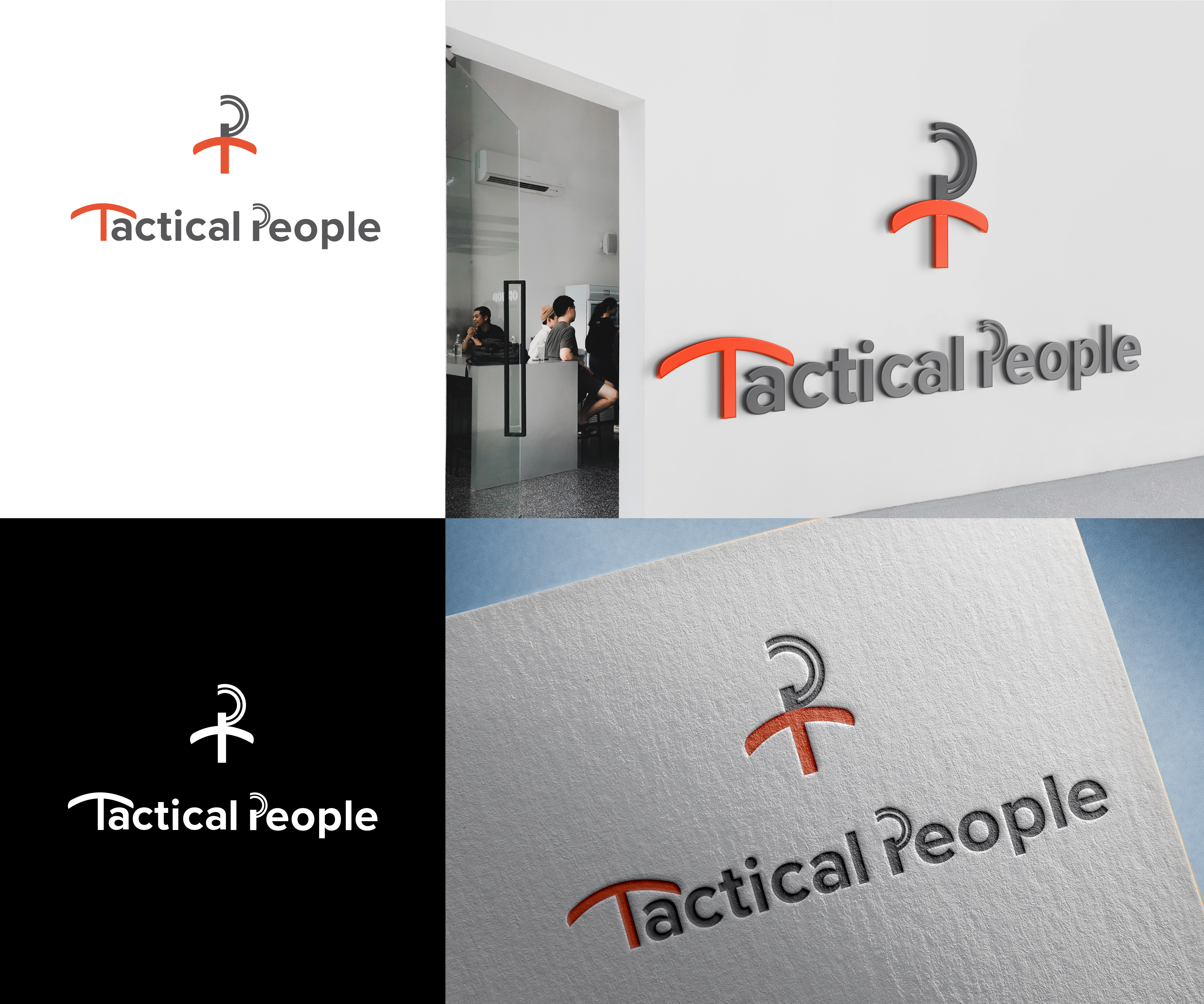 Logo Design by Tube light for TACTICAL PEOPLE SRL - Milano P.IVA 03599700964 | Design #30348445