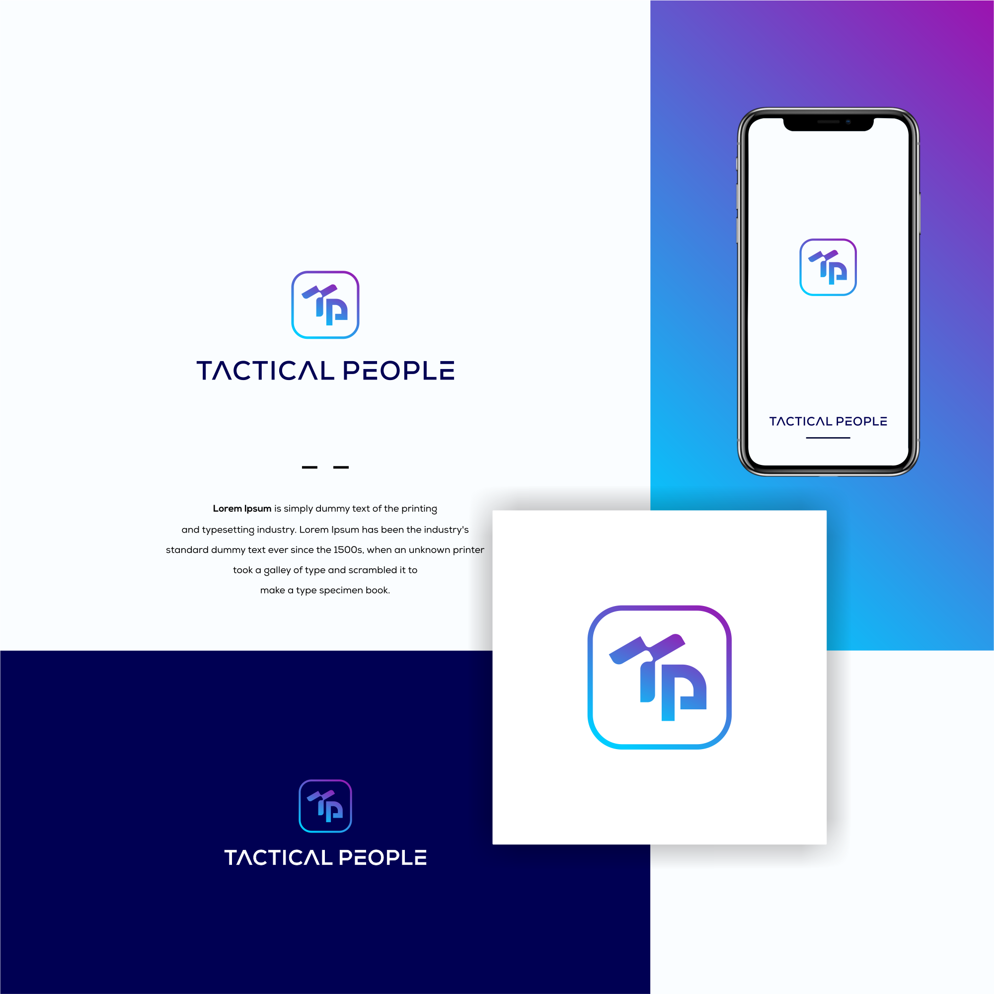 Logo Design by crafted for TACTICAL PEOPLE SRL - Milano P.IVA 03599700964 | Design #30337390