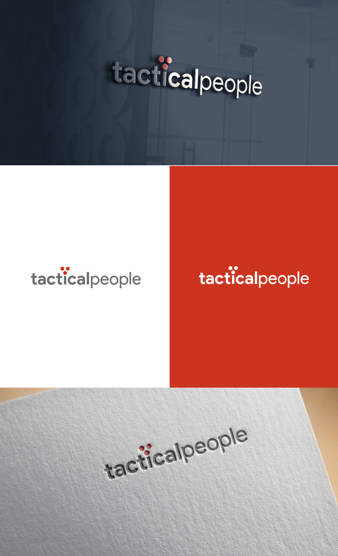 Logo Design by GLDesigns for TACTICAL PEOPLE SRL - Milano P.IVA 03599700964 | Design #30327552