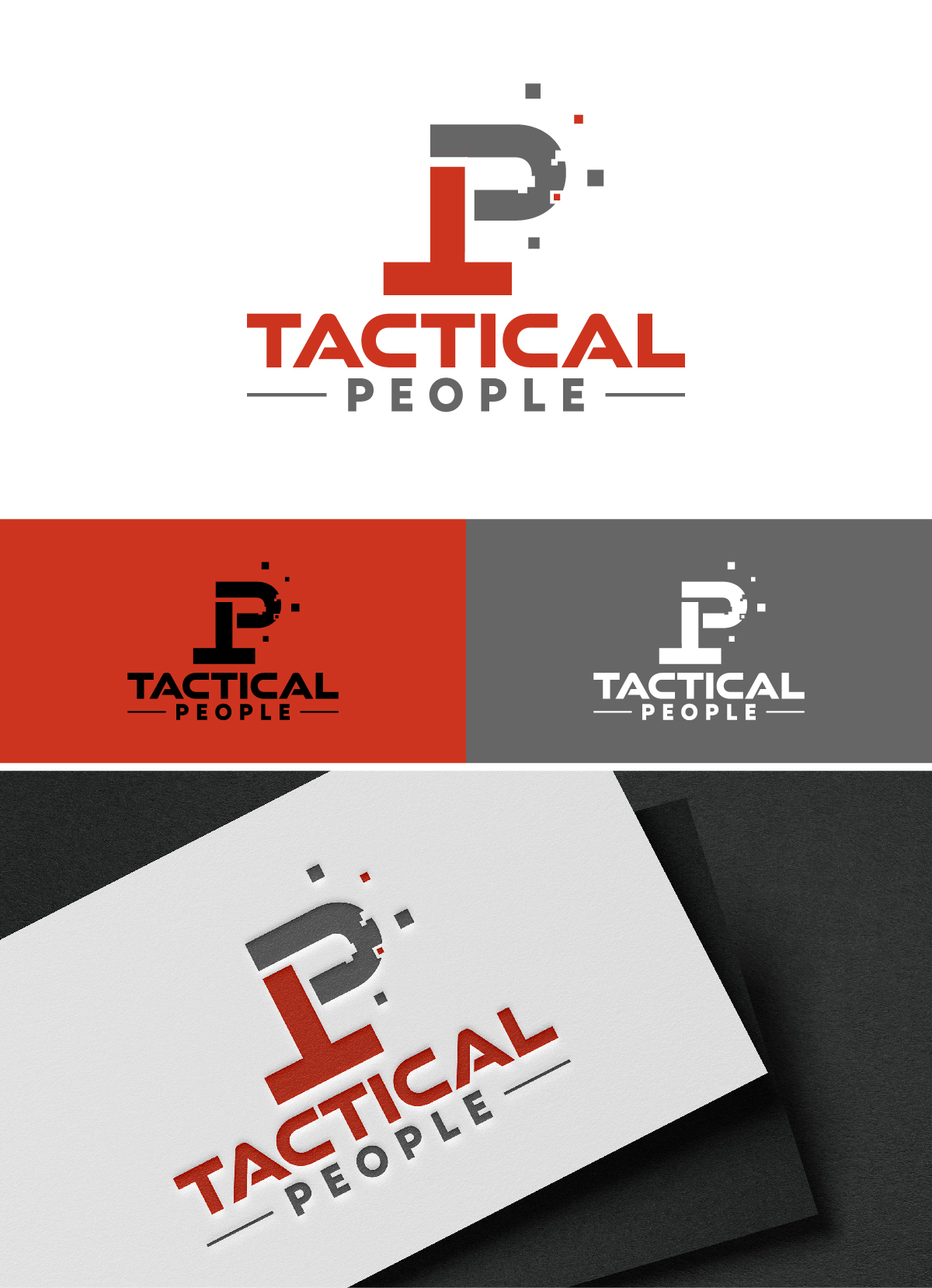 Diseño de Logo por DesignLima para TACTICAL PEOPLE SRL - Milano P.IVA 03599700964 | Diseño #30332049